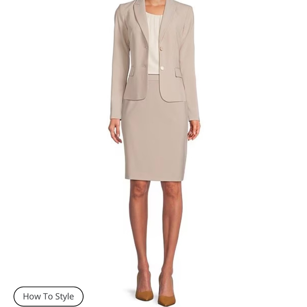 Calvin Klein Skirt Suit (Size 4 Blazer, 6 Skirt)
